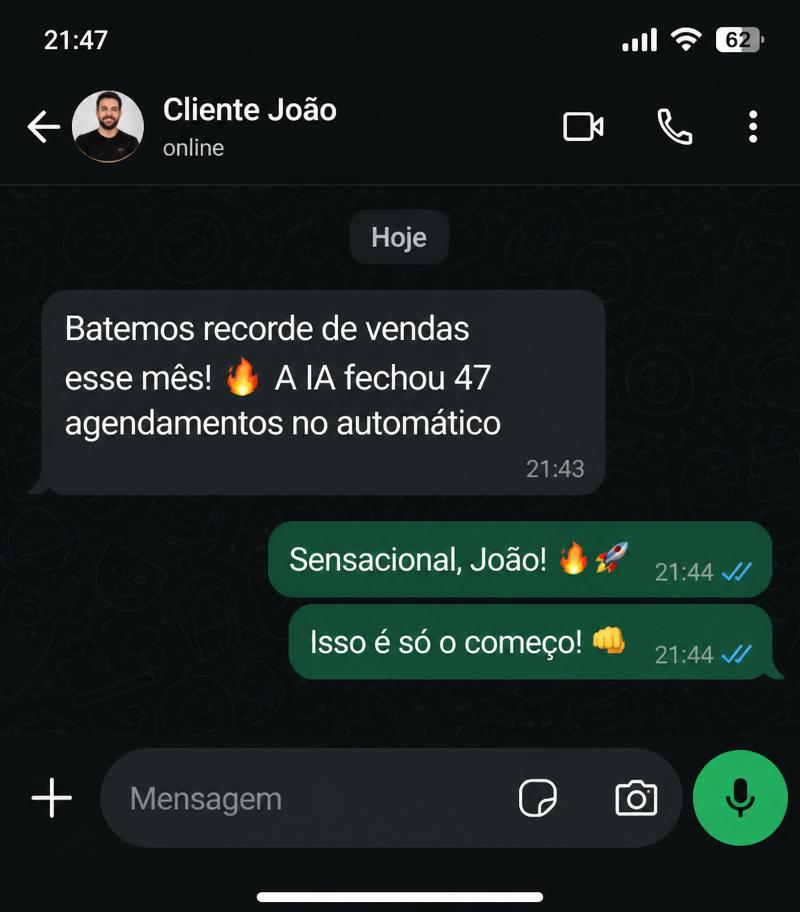 Batemos recorde de vendas!